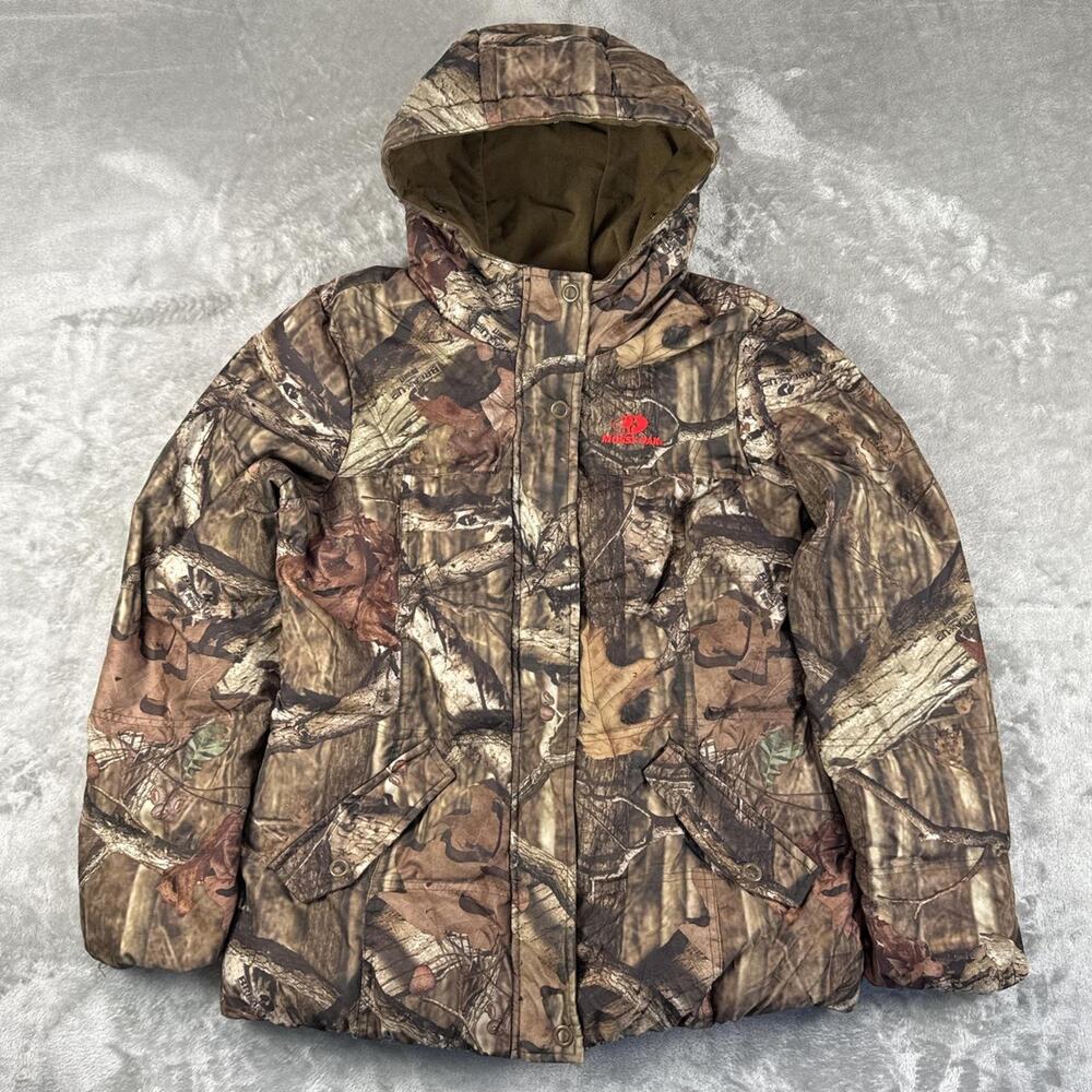 Y2K Mossy Oak Break Up Infinity Camo Jacket Size Large